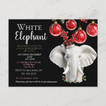 Weiße Elefant Kinder Weihnachtsfeier