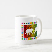 Weiße Elefanten Kaffeetasse (VorderseiteRechts)