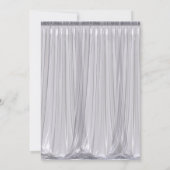 Weiße Elegante griechische Archensehe Einladung (Rückseite)