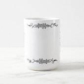Weiße elegante kaffeetasse (Mittel)