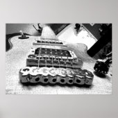 Weiße elektrische Gitarre Poster (Vorne)