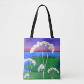 Weiße Elfenbäume Tasche (Vorderseite)