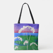 Weiße Elfenbäume Tasche (Rückseite)
