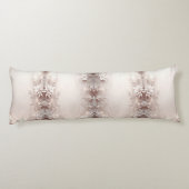 Weiße Elfenbeinblütenkissen Seitenschläferkissen (Rückseite)