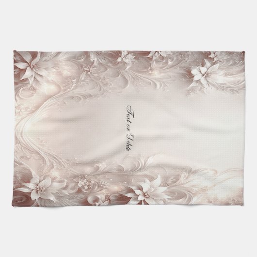 Weiße Elfenbeinküche Handtücher (Horizontal)