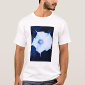 weiße Engelstrompete-Blume T-Shirt (Vorderseite)