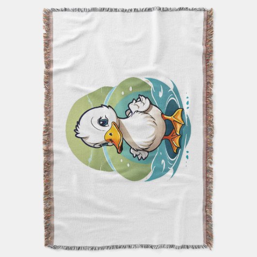 weiße Ente Decke (Vorderseite Vertikal)