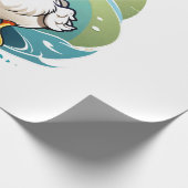 weiße Ente Geschenkpapier (Ecke)