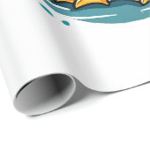 weiße Ente Geschenkpapier (Rolleneckpunkt)