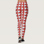 Weiße Ente Leggings (Rückseite)