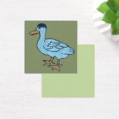 Weiße Ente mit schwarzem Kopf (Schreibtisch)