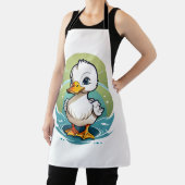 weiße Ente Schürze (InSitu)