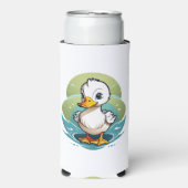 weiße Ente Selters Dosenkühler (Seltzer Vorderseite)