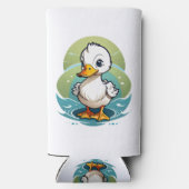 weiße Ente Selters Dosenkühler (Rückseite)