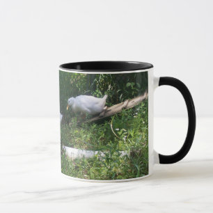 Weiße Enten auf einer Rampen-Tasse Tasse