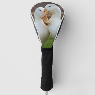 Weiße Enten Liebhaber Golf Headcover