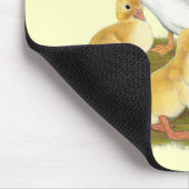 Weiße Enten und Enkeln Mousepad (Ecke)