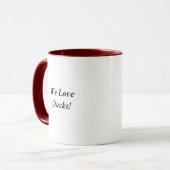 Weiße Enten und Enkeln Tasse (Vorderseite Links)