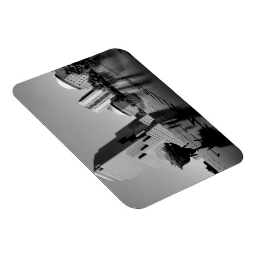 Weiße Erinnerungsrose Magnet (Rechte Seite)