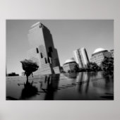 Weiße Erinnerungsrose Poster (Vorne)