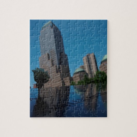 Weiße Erinnerungsrose Puzzle (Vertikal)