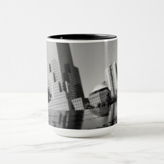 Weiße Erinnerungsrose Tasse (Zentrum)