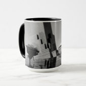 Weiße Erinnerungsrose Tasse (Vorderseite Links)