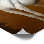 Weiße ethernale Ameise Poster (Ecke)