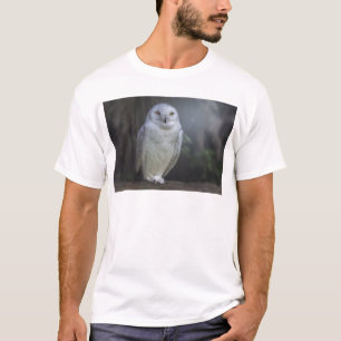 Weiße Eule in der Nacht T-Shirt
