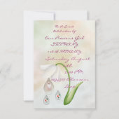 Weiße Failletten 1 Geburtstagskarte Karte (Vorderseite)