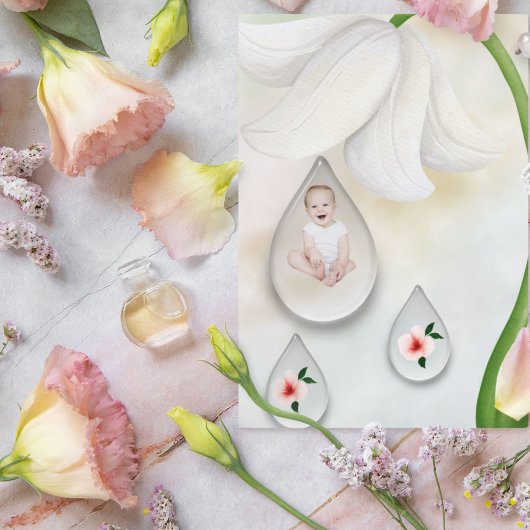 Weiße Failletten 1 Geburtstagskarte Karte