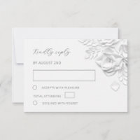 Weiße falsche Rosen Hochzeit aus Papier geschnitte