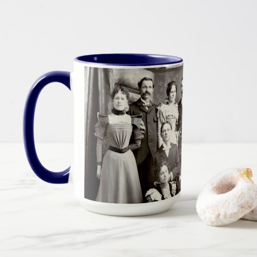 Weiße Familie 1897 Tasse (Mit Donut)