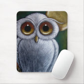 WEISSE FANTASIE-EULE Mousepad (Mit Mouse)