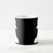 Weiße Farbe (1/8) Kaffeetasse (Mittel)