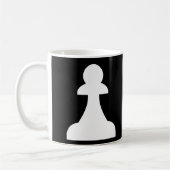 Weiße Farbe (1/8) Kaffeetasse (Links)