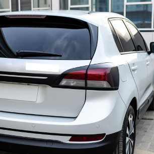 Weiße Farbe Autoaufkleber