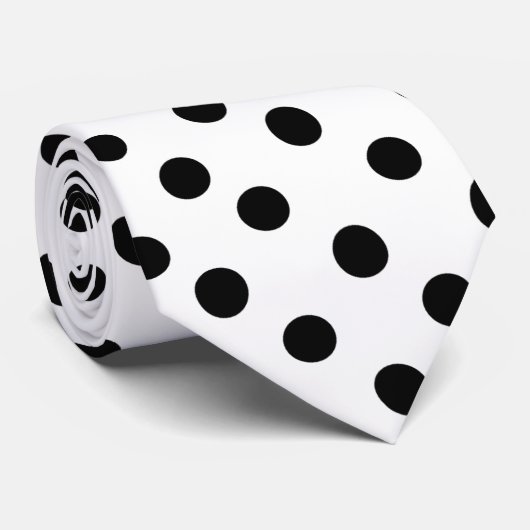 Weiße Farbe mit schwarzer Krawatte (Gerollt)