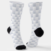 Weiße Farbfelder Socken (Gewinkelt)