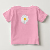 weiße Färbung Baby T-shirt (Rückseite)