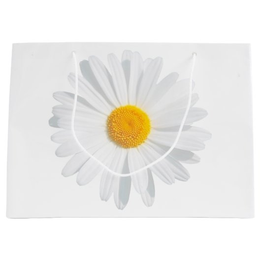 weiße Färbung Große Geschenktüte (Vorderseite)