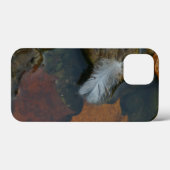 Weiße Feder Case-Mate iPhone Hülle (Rückseite (Horizontal))