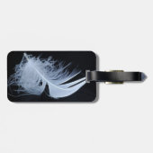 Weiße Feder - Engel von Natur Gepäckanhänger (Rückseite horizontal)