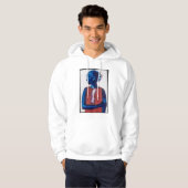 Weiße Feder Hoodie (Vorne ganz)