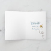 weiße Feder im Strandrasen Karte (Innenseite)