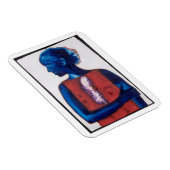 Weiße Feder Magnet (Rechte Seite)