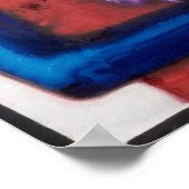 Weiße Feder Poster (Ecke)