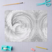 Weiße Federn Engel Flüge Abstrakten Viktorianische Seidenpapier (Basteln)