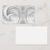 Weiße Federn Engel Flüge Abstrakten Viktorianische Visitenkarte (Vorne/Hinten)