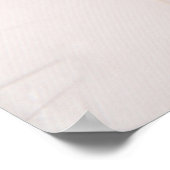 Weiße Federn Poster (Ecke)